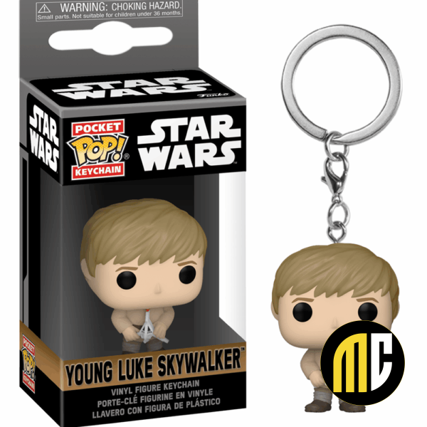 STAR WARS OBI-WAN KENOBI -Pocket Pop Keychains -Luke Skywalker "Jeune"