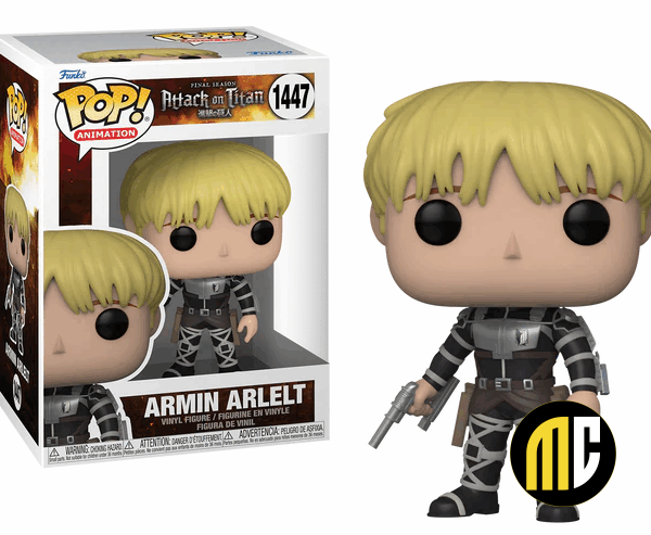 L'ATTAQUE DES TITANS S5 -POP Animation N°1447 -Armin Arlert avec Chase