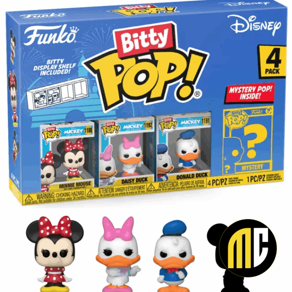 DISNEY - Bitty Pop 4 Pack 2.5cm - Minnie