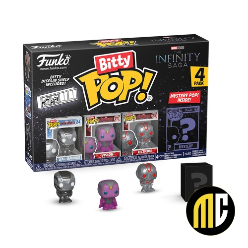 MARVEL - Bitty Pop 4 Pack 2.5cm - Iron Man