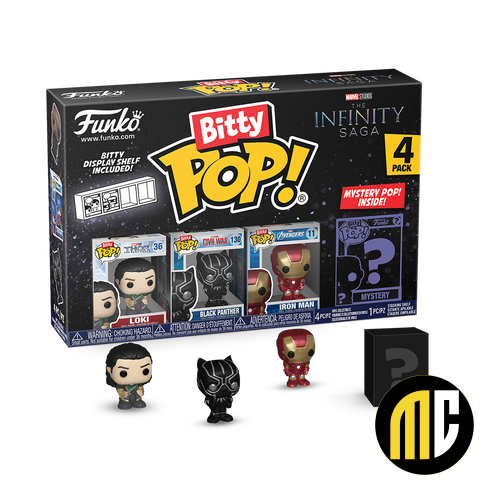 MARVEL - Bitty Pop 4 Pack 2.5cm - Loki