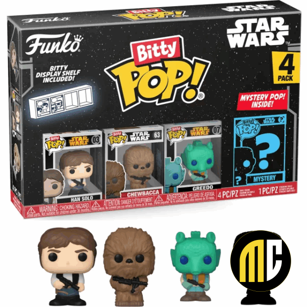 STAR WARS - Bitty Pop 4 Pack 2.5cm - Han Solo
