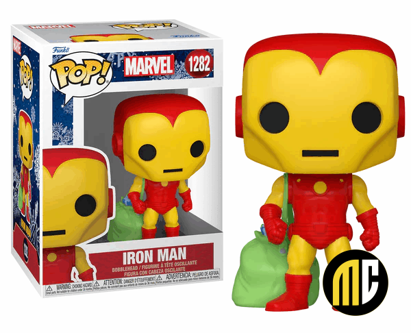 MARVEL HOLIDAY - POP N° 1282 - Iron Man avec Sac