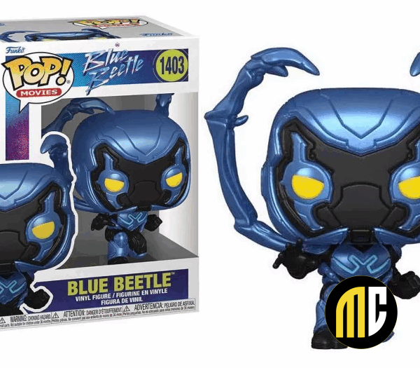 BLUE BEETLE - POP Movies N° 1403 - Blue Beetle avec Chase
