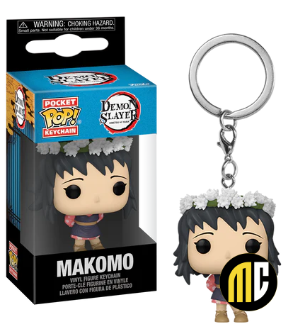 DEMON SLAYER - Pocket Pop Keychains - Makomo (Flower Headdress)