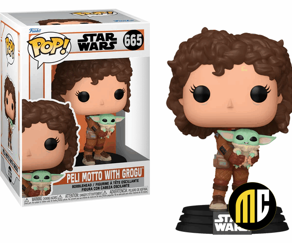 THE MANDALORIAN - POP N° 665 - Peli Motto avec Grogu