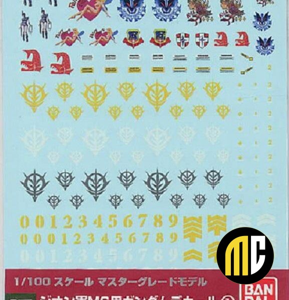 GUNDAM - GUNDAM DECAL 017 - MG Multiuse Zeon