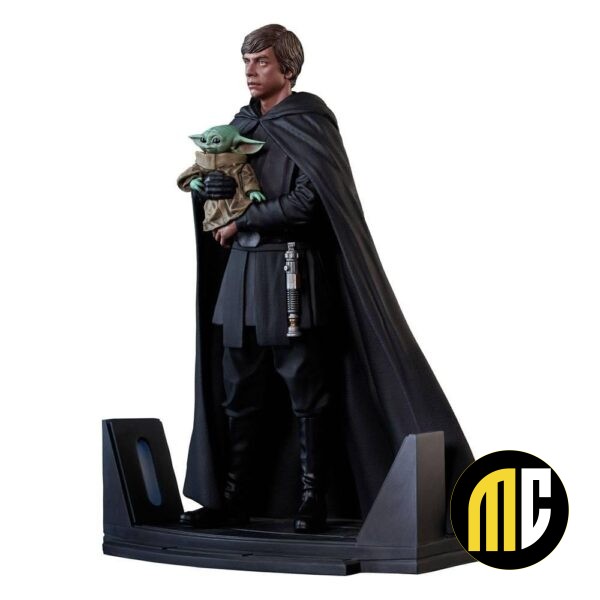 STAR WARS - Luke Skywalker & Grogu - Figurine Gentle Giant 25cm