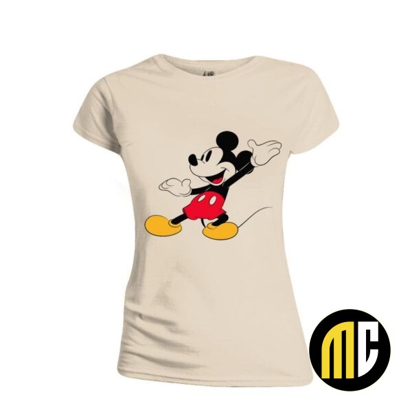 DISNEY - T-Shirt - Mickey Mouse Happy Face - GIRL (XL)