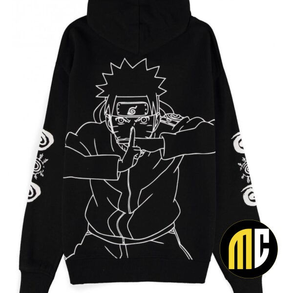 NARUTO SHIPPUDEN - Naruto - Pull à Capuche Zipper Homme (S)