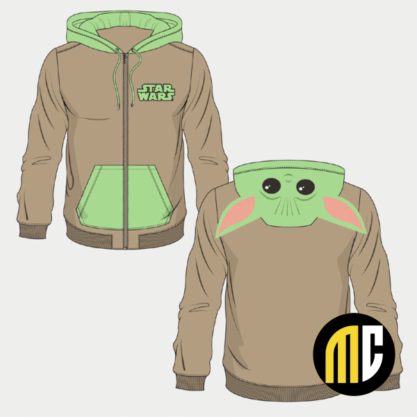 GROGU - Pull à Capuche Novelty (M)