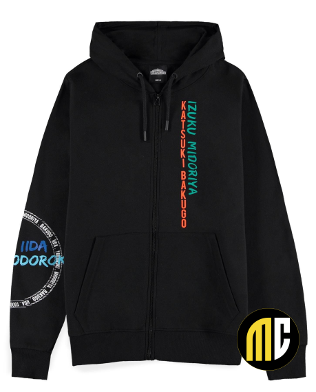 MY HERO ACADEMIA - Izuku Midoriya - Sweat Zip homme (2XL)