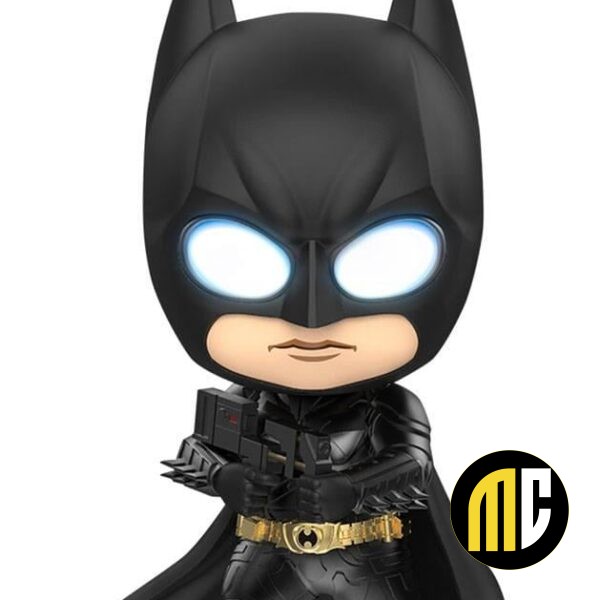 DC COMICS - Cosbaby Batman Sticky Bomb Gun - Figurine 12cm