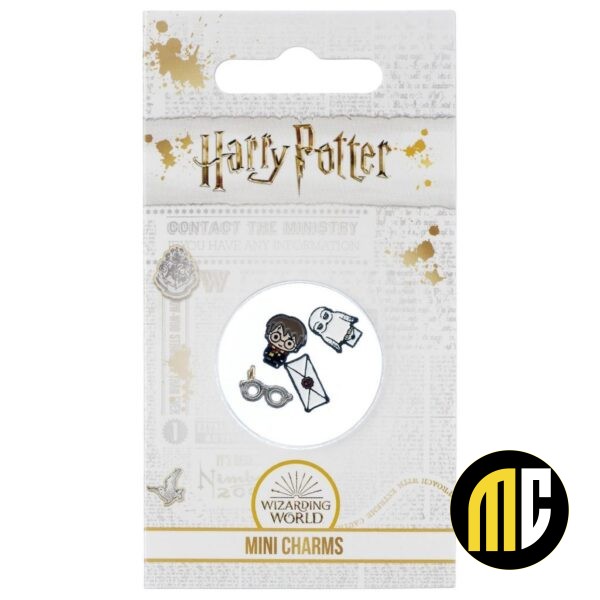 HARRY POTTER - Set de 4 Mini Charmes Collier - Harry