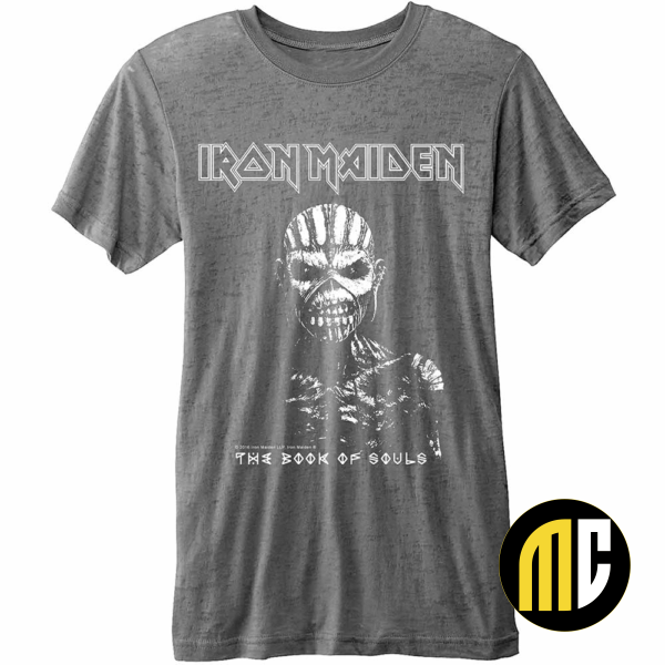 IRON MAIDEN - T-Shirt BurnOut - The Book of Souls (S)