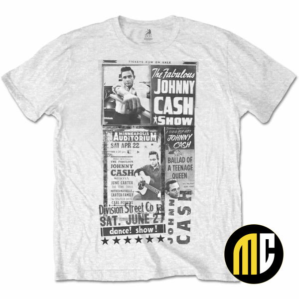 JOHNNY CASH - T-Shirt RWC - The Fabulous Show (XL)