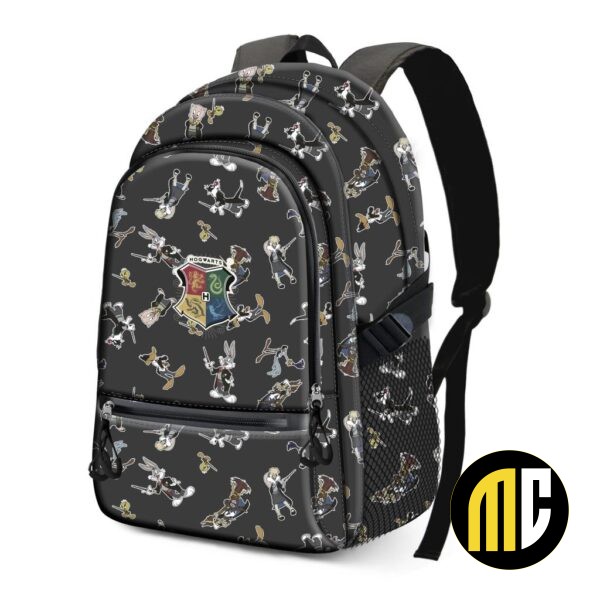 LOONEY TUNES à Poudlard - Sac à Dos Fight '31x18x44cm'