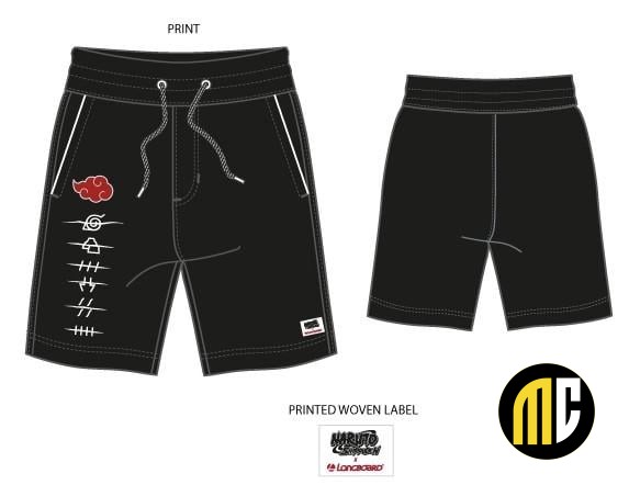 NARUTO - Akatsuki - Short Bermuda (L)