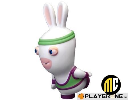 LAPINS CRETINS - Figurine Anti Stress - Modele 2 - Sport (10 Cm)