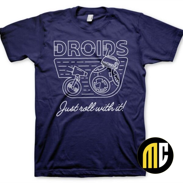 STAR WARS - Droids - Just Roll with It - T-Shirt - (S)