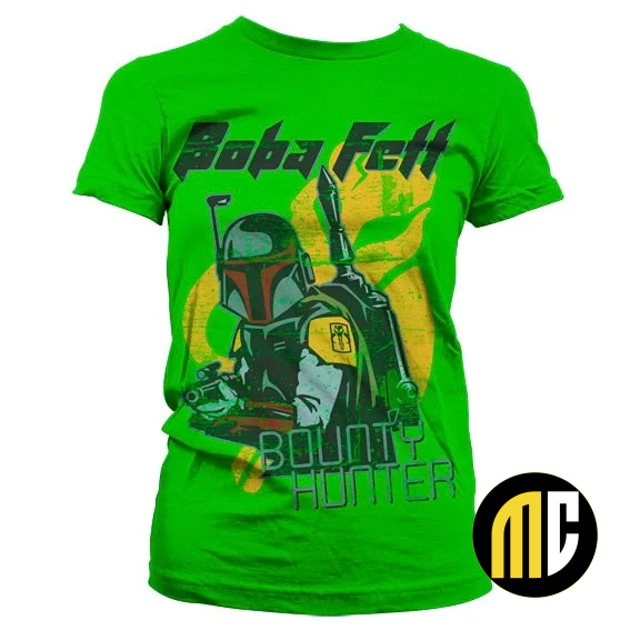 STAR WARS - T-Shirt Boba Fett - Bounty Hunter GIRL (L)