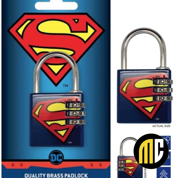 DC COMICS - Cadenas avec code - Superman