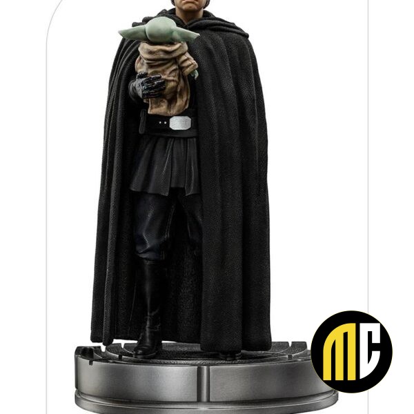 STAR WARS - Luke Skywalker et Grogu - Statuette  ArtScale 1/10 21cm