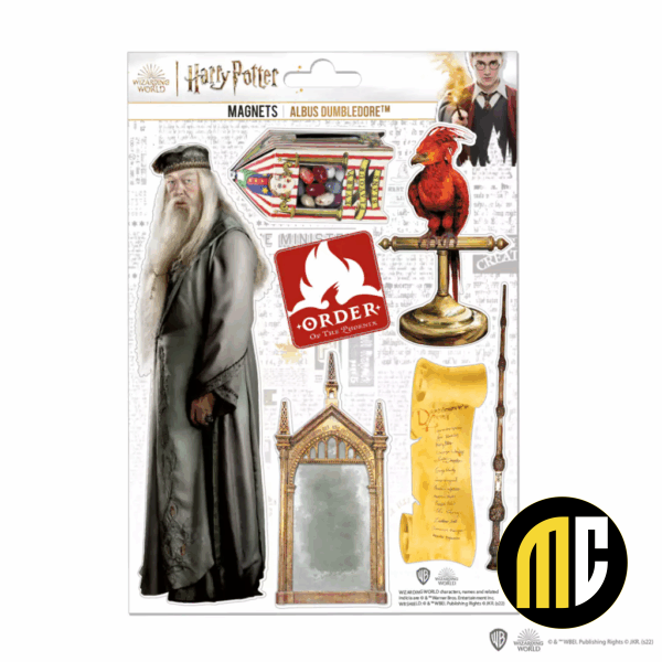 HARRY POTTER - Dumbledore - Planche de 7 magnets en mousse