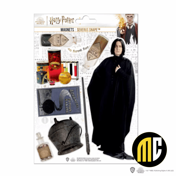 HARRY POTTER - Severus Rogue - Planche de 8 magnets en mousse