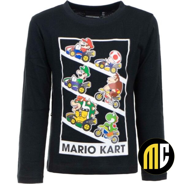 SUPER MARIO - Mario Kart - T-Shirt Manches Longues - 6 Ans