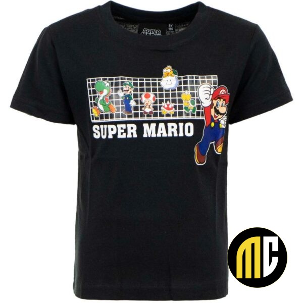 SUPER MARIO - Team - T-Shirt Kids - 7 Ans