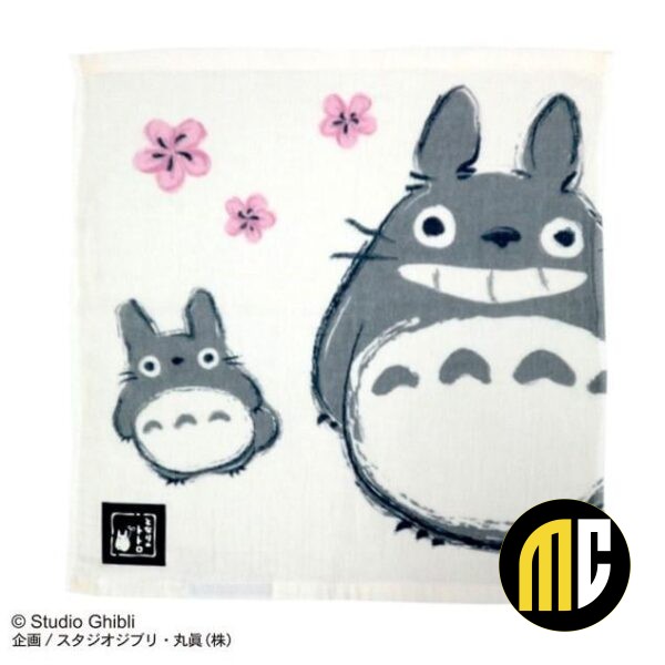 MON VOISIN TOTORO - Totoro Sakura - Mini Serviette Imabari 34x36cm