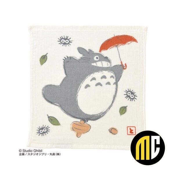MON VOISIN TOTORO - Totoro Parapluie - Mini Serviette Imabari 34x36cm