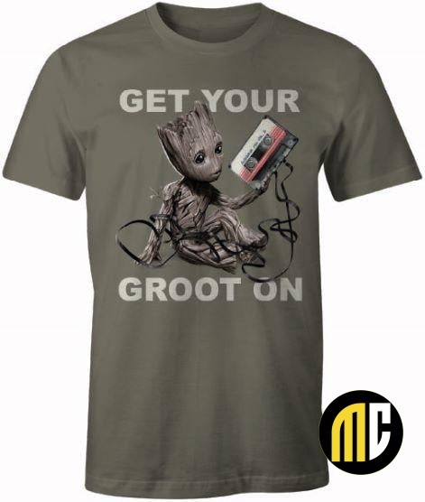 MARVEL - Get Your Groot On - T-Shirt Homme (S)