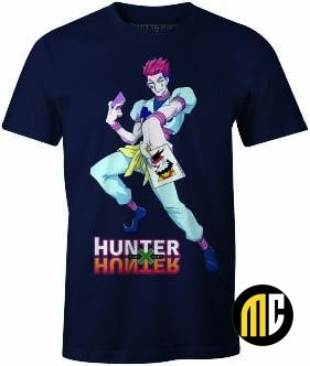HUNTER X HUNTER - Hisoka Card - T-shirt homme (L) - NAVY BLUE