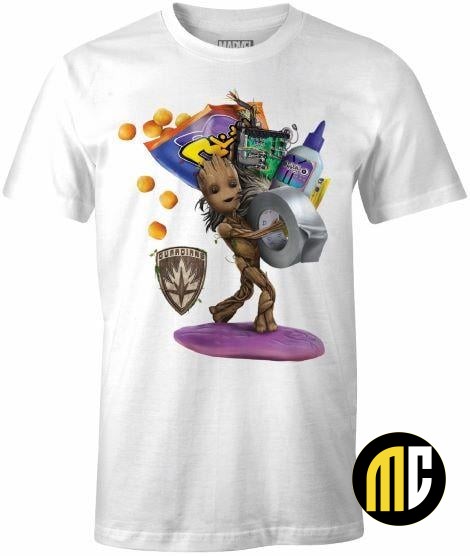 MARVEL - Groot Mess Of The Galaxy - T-Shirt Homme (S)