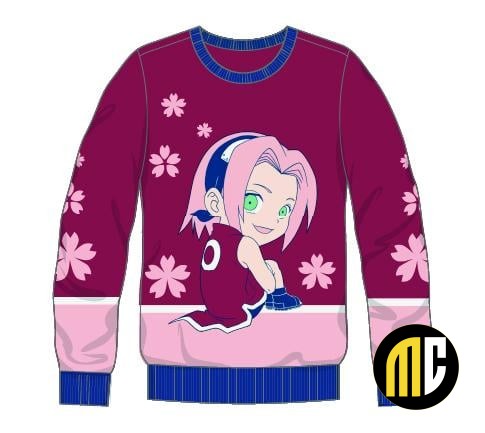 NARUTO - Sakura - Pull de Noël Homme (L)