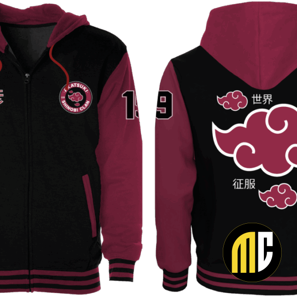 NARUTO SHIPPUDEN - Akatsuki - Blouson Teddy (S)