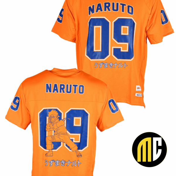 NARUTO - Naruto Uzumaki - T-Shirt Sports US Replica unisex (L)