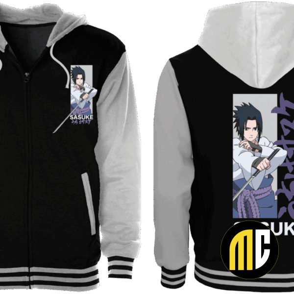 NARUTO SHIPPUDEN - Sasuke - Blouson Teddy (L)