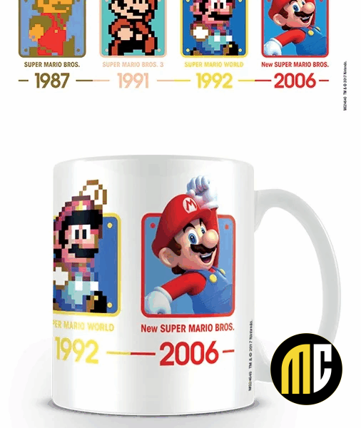 NINTENDO - Mug - 300 ml - Super Mario Dates