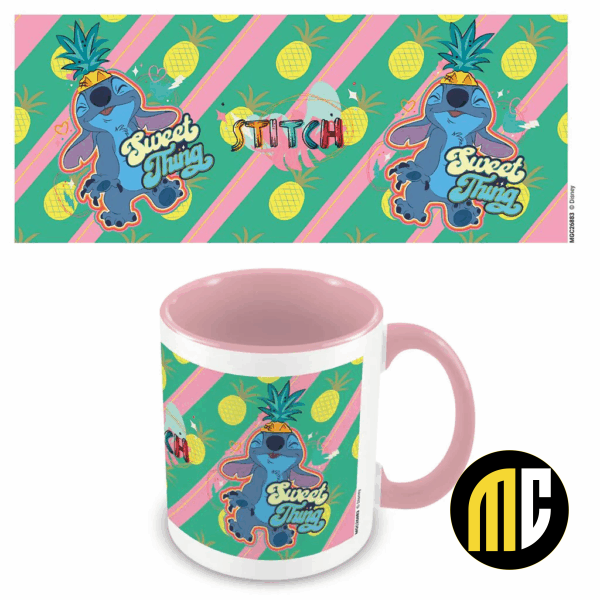 LILO ET STITCH - Tu es ma préférée - Mug intérieur coloré 315ml