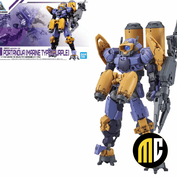 GUNDAM - 30MM 1/144 bEXM-15 Portanova Marine Type Purple - Model Kit