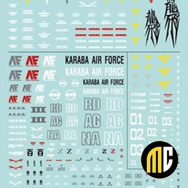 GUNDAM - Gundam Decal 108 Z + ZZ Gundam / Multiuse 1 - Model Kit
