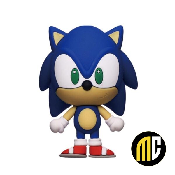 SONIC - Sonic debout - Aimant à collectionner en mousse 3D