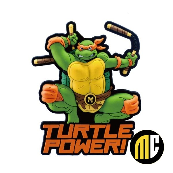 LES TORTUES NINJAS - Micheangelo - Soft Touch Magnet