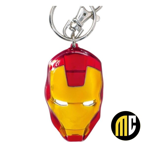 MARVEL - Tête Iron Man - Porte-clés en métal