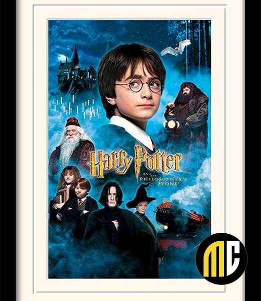 HARRY POTTER - Mounted & Framed 30X40 Print - Philosophers Stone