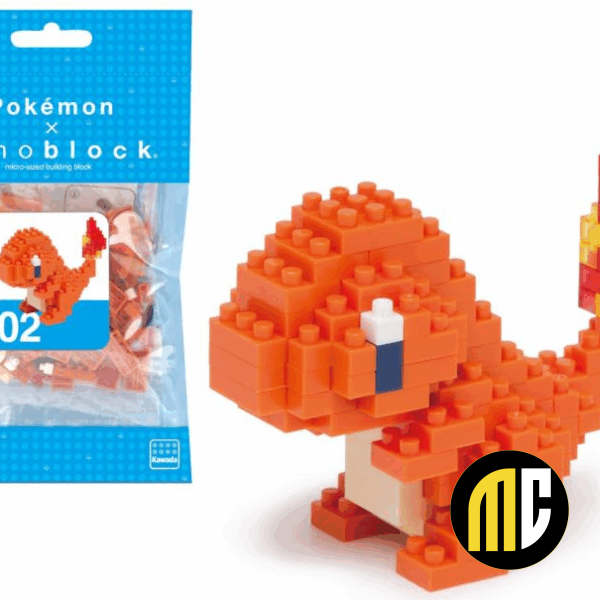POKEMON - Salamèche - Figurine Nanoblock 10cm