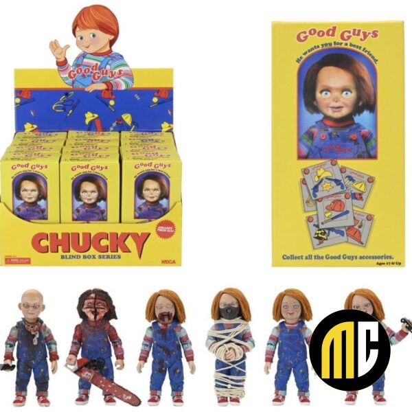 CHUCKY - Chucky TV Good Guy - DISPLAY 12 Figurines Blind Box -18cm